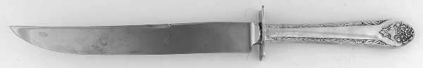 Lovely Lady (Silverplate, No Monos) Small Steak Carving Knife with Stainless Blade