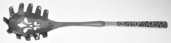 Love-Precious Flower (Silverplate, 1970) Pasta Server with Stainless Bowl HC