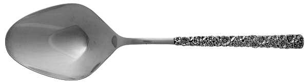 Love-Precious Flower (Silverplate, 1970) Solid Smooth Casserole Spoon