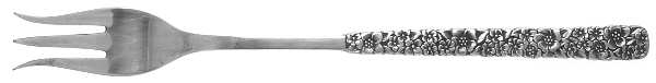 Love-Precious Flower (Silverplate, 1970) Short Handle Pickle/Olive Fork