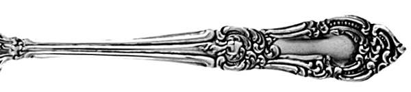 Loraine (Silverplate) Small Solid Cold Meat Serving Fork