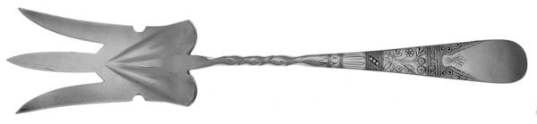 Lorne (Silverplate) Vegetable Serving Fork (Solid)