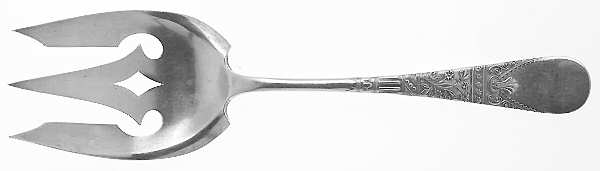 Lorne (Silverplate) Solid Salad Serving Fork