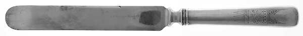 Lorne (Silverplate) Blunt Hollow Knife with Bolster