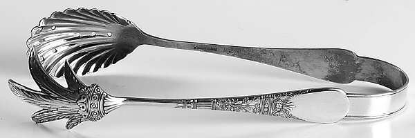 Lorne (Silverplate) Large Ice Serving Tongs