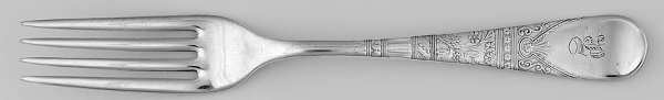 Lorne (Silverplate) Monogram Fork