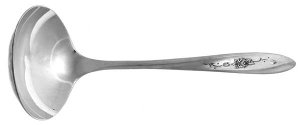 Lovely Rose (Silverplate) Solid Gravy Ladle