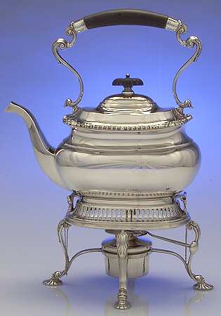 Lord Robert (Sterling, Holloware) Kettle, Stand & Burner