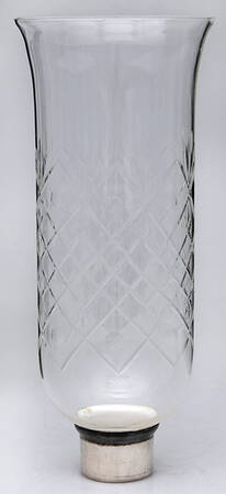 Lord Saybrook (Sterling, Hollowware) Glass Globe for Weighted Hurricane Lamp