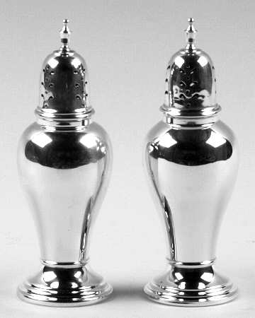 Lord Saybrook (Sterling, Hollowware) Salt and Pepper Set