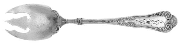 Lotus (Silverplate, 1895) Monogram Ice Cream Fork