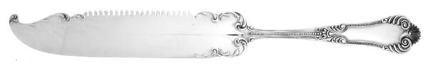 Lotus (Silverplate, 1895) Cake Saw Solid Piece