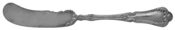 Lotus (Silverplate, 1895) Flat Handle Butter Spreader