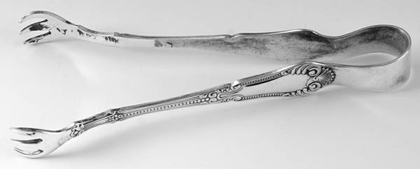 Lotus (Silverplate, 1895) Sugar Tongs