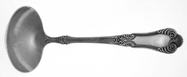 Lotus (Silverplate, 1895) Solid Gravy Ladle