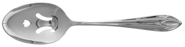 Lotus (Silverplate, 1993) Pierced Tablespoon (Serving Spoon)