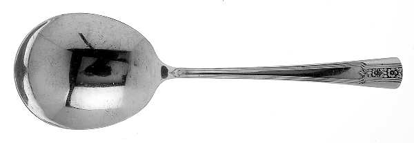 Louisiane (Silverplate) Solid Smooth Casserole Spoon