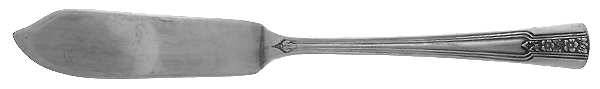 Louisiane (Silverplate) Flat Handle Master Butter Knife by International Silver