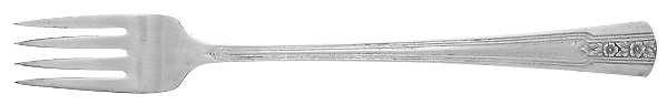 Louisiane (Silverplate) Grille Fork (Viande) by International Silver