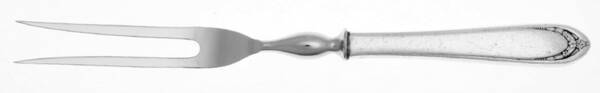 Lovelace (Silverplate) Small Steak Carving Fork with Stainless Prongs
