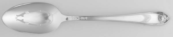 Lovelace (Silverplate) Pierced Tablespoon (Serving Spoon)