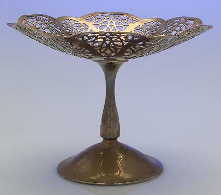 Lovelace (Silverplate, Hollowware) Round Compote (Height X Width)