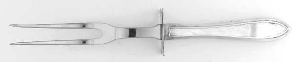 Lufberry (Silverplate, 1915) Large Stainless-Prong Roast Carving Fork