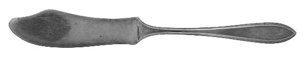 Lufberry (Silverplate, 1915) Flat Handle Master Butter Knife