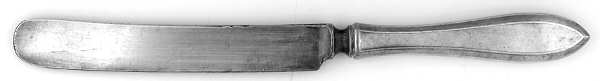 Lufberry (Silverplate, 1915) Old French Hollow Knife with Bolster