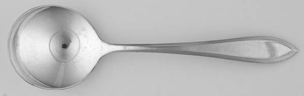 Lufberry (Silverplate, 1915) Round Bowl Soup Spoon (Bouillon)