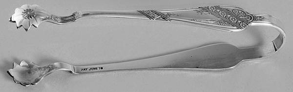 Lyonnaise (Silverplate, 1879) Bon Bon Tongs