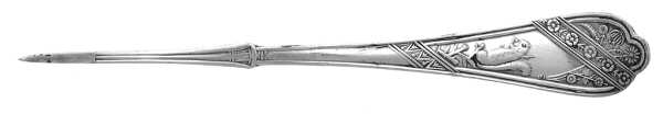 Lyonnaise (Silverplate, 1879) Solid Nut Pick