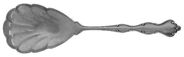 Mademoiselle (Sterling, 1964, No Monograms) Solid Shell Casserole Spoon