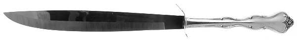 Mademoiselle (Sterling, 1964, No Monograms) Large Stainless Blade Roast Carving Knife