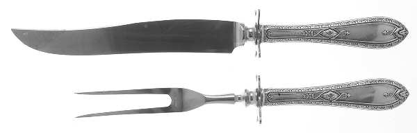 Madrid (Sterling, 1927) Small Stainless Blade 2-Piece Steak Carving Set