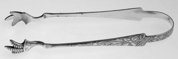 Magnolia (Silverplate, 1891) Sugar Tongs