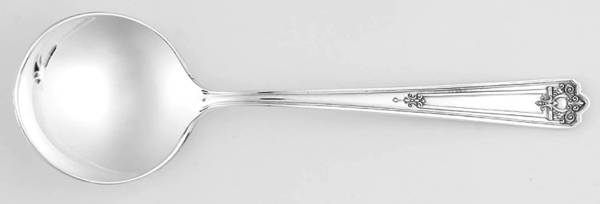 Majestic (Silverplate-1928) Round Bowl Soup Spoon (Bouillon)