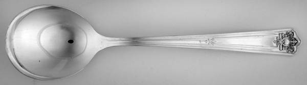 Majestic (Silverplate-1928) Round Bowl Soup Spoon (Gumbo) by International Silver