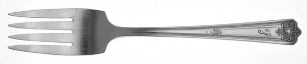 Majestic (Silverplate-1928) Monogram Individual Salad Fork