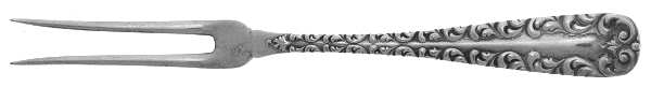Majestic (Silverplate, 1893) Lemon Fork