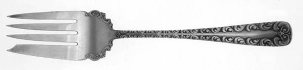 Majestic (Silverplate, 1893) Medium Solid Cold Meat Serving Fork