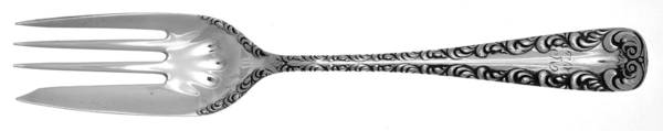 Majestic (Silverplate, 1893) Monogram Dessert Fork