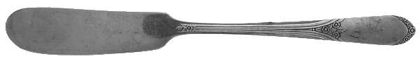 Mary Lou-Devonshire (Silverplate, 1938) Flat Handle Butter Spreader