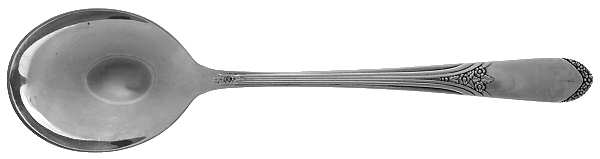 Mary Lou-Devonshire (Silverplate, 1938) Round Bowl Soup Spoon (Gumbo)