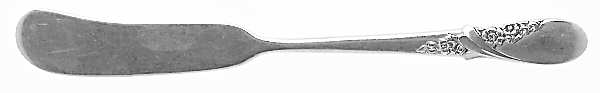 May Melody (Sterling, 1952) Flat Handle Butter Spreader