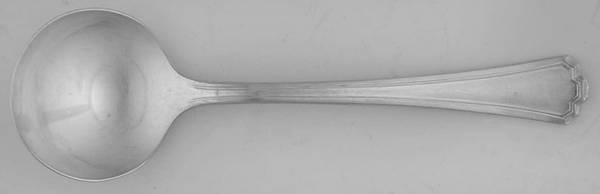 Manchester (Silverplate, 1923) Round Bowl Soup Spoon (Bouillon)