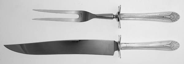 Manhattan (Silverplate, 1932) Small Stainless Blade 2-Piece Steak Carving Set