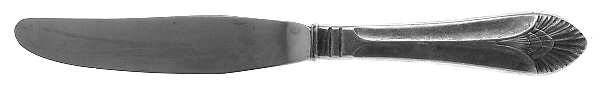 Manhattan (Silverplate, 1932) Modern Hollow Butter Spreader (Stainless)