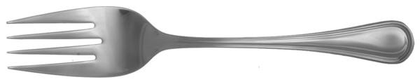 Mansfield (Stainless) Medium Solid Cold Meat Serving Fork by International Silver