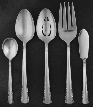 May Queen (Silverplate, 1951) 5 Piece Hostess Set